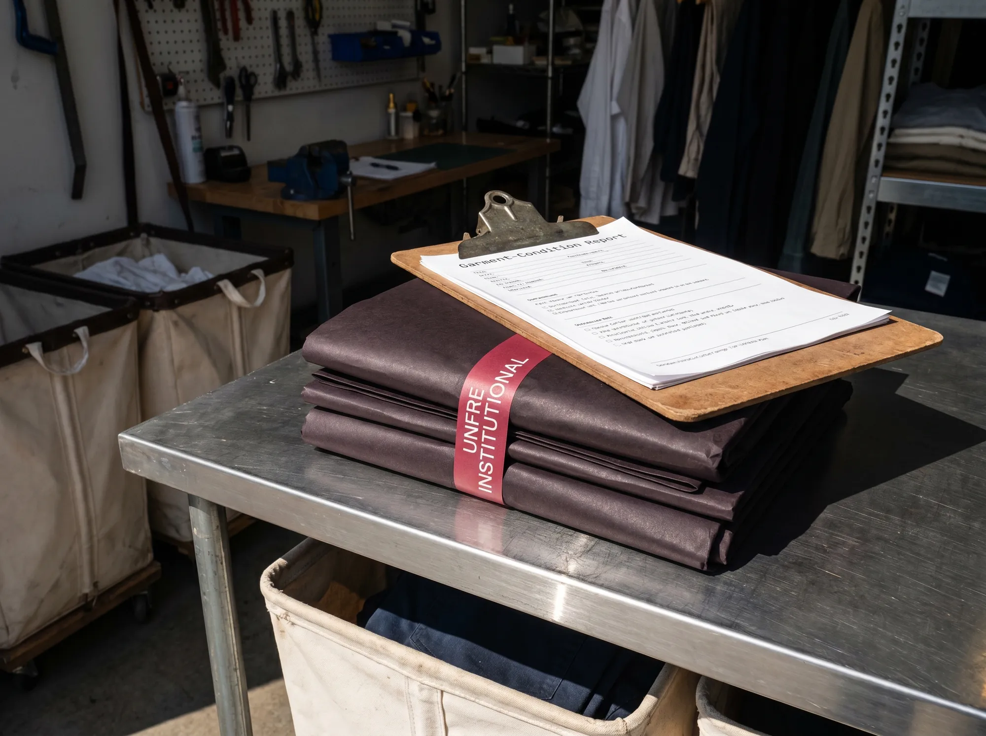 Unfre Institutional Account (Repair-First Mending Service) — Bulk repair pickup and turnaround for small institutional accounts, with standardized garment-condition reports and per-garment pricing.